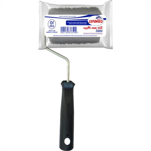 Rolo Para Massa Rolada Versatil Compel 10Cm Com Suporte - 0.6110 Rolo Para Massa Rolada Versatil Compel 10Cm Com Suporte - 0.6110