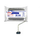 Rolo Para Massa Rolada Versatil Compel 10Cm Com Suporte - 0.6110 Rolo Para Massa Rolada Versatil Compel 10Cm Com Suporte - 0.6110