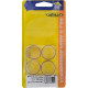 Ponteira Externa (Pvc) Talentos Redonda 1'' Transparente Cartela Com 4 Pecas Ponteira Externa (Pvc) Talentos Redonda 1'' Transparente Cartela Com 4 Pecas