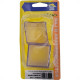 Ponteira Externa (Pvc) Talentos Quadrada 40X40 Transparente Cartela Com 2 Pecas Ponteira Externa (Pvc) Talentos Quadrada 40X40 Transparente Cartela Com 2 Pecas