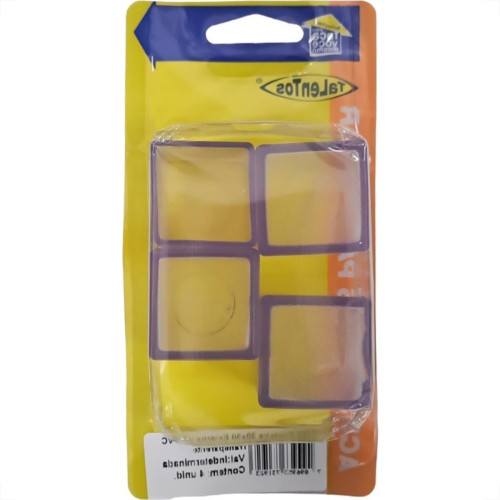 Ponteira Externa (Pvc) Talentos Quadrada 30X30 Transparente Cartela Com 4 Pecas Ponteira Externa (Pvc) Talentos Quadrada 30X30 Transparente Cartela Com 4 Pecas