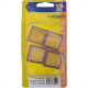 Ponteira Externa (Pvc) Talentos Quadrada 25X25 Transparente Cartela Com 4 Pecas Ponteira Externa (Pvc) Talentos Quadrada 25X25 Transparente Cartela Com 4 Pecas