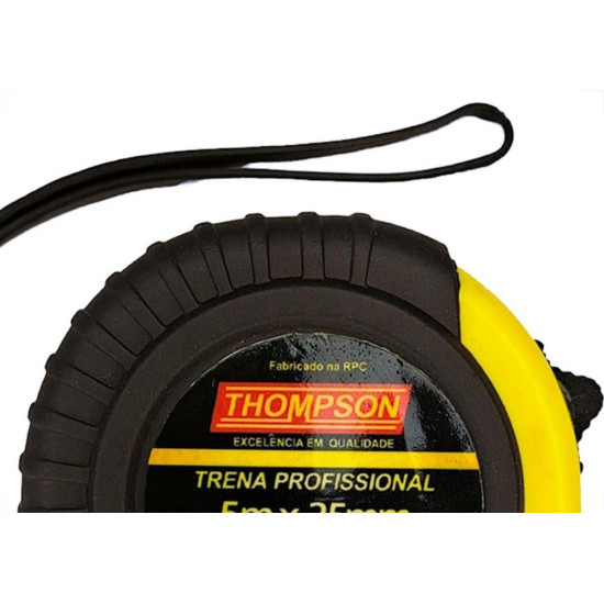 Trena Thompson Emborrachada Com Trava E Ima 5Mx25Mm Trena Thompson Emborrachada Com Trava E Ima 5Mx25Mm