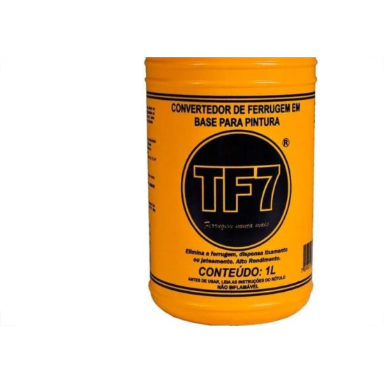 Removedor Neutralizador Convertedor. De Ferrugem Primer Tf7 1L. Removedor Neutralizador Convertedor. De Ferrugem Primer Tf7 1L.