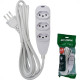 Extensao Intelbras 3 Tomadas 2 Polos + Terra 10A. Branca 5M. - 4830146 Extensao Intelbras 3 Tomadas 2 Polos + Terra 10A. Branca 5M. - 4830146