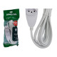 Extensao Intelbras 3 Tomadas 2 Polos + Terra 10A. Branca 5M. - 4830146 Extensao Intelbras 3 Tomadas 2 Polos + Terra 10A. Branca 5M. - 4830146