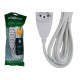 Extensao Intelbras 3 Tomadas 2 Polos + Terra 10A. Branca 3M. - 4830153 Extensao Intelbras 3 Tomadas 2 Polos + Terra 10A. Branca 3M. - 4830153