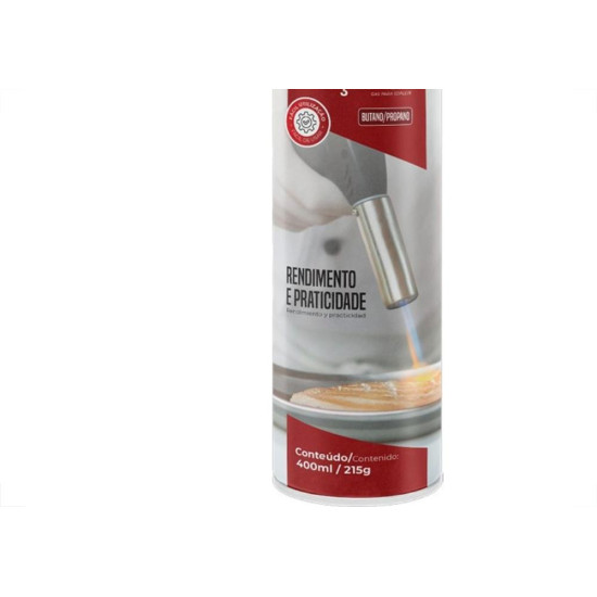 Gas Butano/Propano Etaniz Para Macarico 400Ml/215G Gas Butano/Propano Etaniz Para Macarico 400Ml/215G