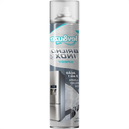 Brilha Inox Lev E Uze Spray Acao 3X1 Brilha Inox Lev E Uze Spray Acao 3X1