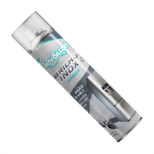 Brilha Inox Lev E Uze Spray Acao 3X1 Brilha Inox Lev E Uze Spray Acao 3X1