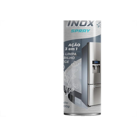 Brilha Inox Lev E Uze Spray Acao 3X1 Brilha Inox Lev E Uze Spray Acao 3X1