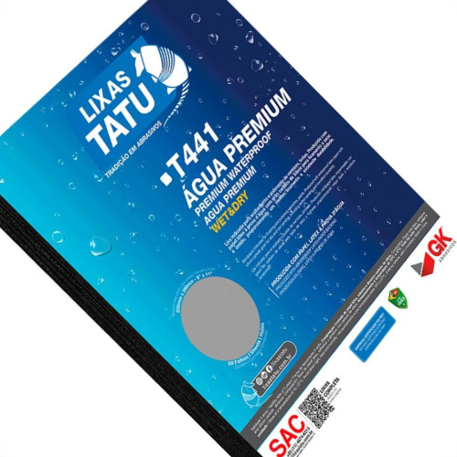 Lixa D Agua Tatu Premium Gk 3000 - Kit C/50 Pecas Lixa D Agua Tatu Premium Gk 3000 - Kit C/50 Pecas