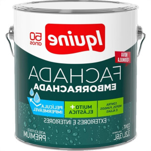 Tinta Acrilica Iquine Fachada Emborrachada Acrilico Premium 3,6L Branco Neve