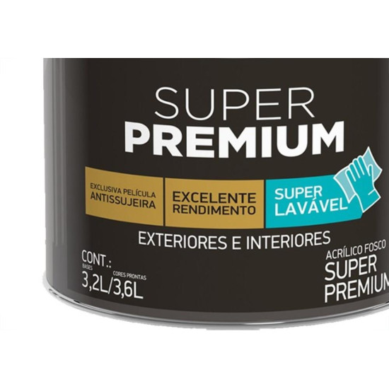 Tinta Acrilica Iquine Fosco Super Premium 3,6L Branco Neve Tinta Acrilica Iquine Fosco Super Premium 3,6L Branco Neve