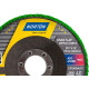 Disco Flap Norton 4.1/2'' - Grao 40 Standard - Kit C/10 Pecas