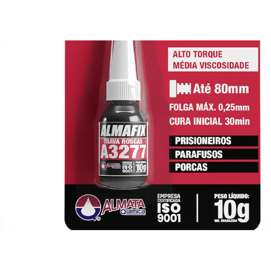 Trava Para Parafuso Almafix A3277 Alto Torque 10G Trava Para Parafuso Almafix A3277 Alto Torque 10G