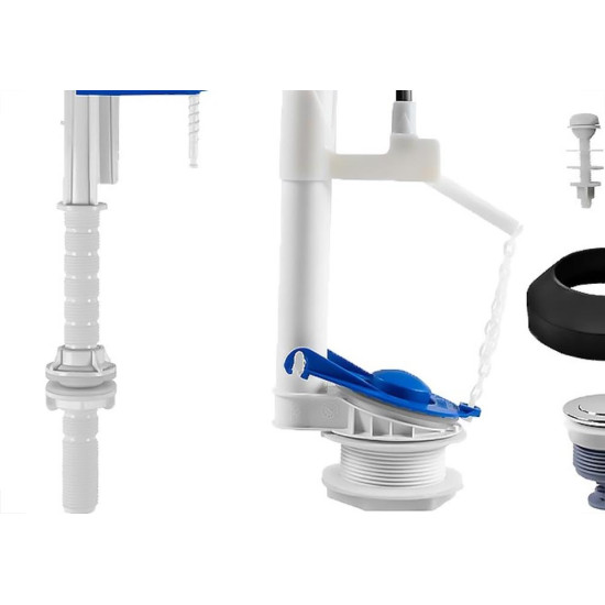Mecanismo Para Caixa Acoplada Astra Hidraulico Kit Completo Acionamento Superior Botao Cromado Mu2/S Mecanismo Para Caixa Acoplada Astra Hidraulico Kit Completo Acionamento Superior Botao Cromado Mu2/S