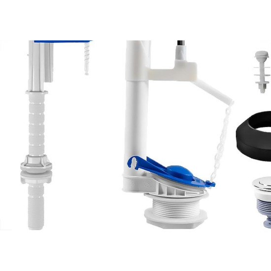 Mecanismo Para Caixa Acoplada Astra Hidraulico Kit Completo Acionamento Superior Botao Branco Mu2/Sp*Branco Mecanismo Para Caixa Acoplada Astra Hidraulico Kit Completo Acionamento Superior Botao Branco Mu2/Sp*Branco