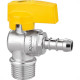 Registro Para Gas Esfera Alianca Angular - 1/2'' X 1/2'' E 1/2'' X 3/8'' - 550/10 Registro Para Gas Esfera Alianca Angular - 1/2'' X 1/2'' E 1/2'' X 3/8'' - 550/10