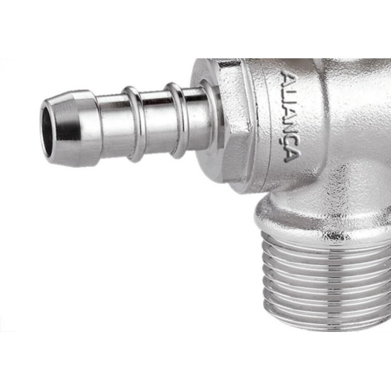 Registro Para Gas Esfera Alianca Angular - 1/2'' X 1/2'' E 1/2'' X 3/8'' - 550/10 Registro Para Gas Esfera Alianca Angular - 1/2'' X 1/2'' E 1/2'' X 3/8'' - 550/10