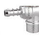 Registro Para Gas Esfera Alianca Angular - 1/2'' X 1/2'' E 1/2'' X 3/8'' - 550/10 Registro Para Gas Esfera Alianca Angular - 1/2'' X 1/2'' E 1/2'' X 3/8'' - 550/10