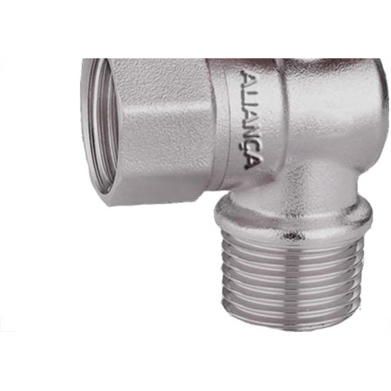 Registro Para Gas Esfera Alianca Angular Macho/Femea 1/2'' - 550/12 Registro Para Gas Esfera Alianca Angular Macho/Femea 1/2'' - 550/12