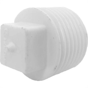 Plug Branco Krona Rosca   1.1/2'' - Kit C/20 Pecas Plug Branco Krona Rosca   1.1/2'' - Kit C/20 Pecas