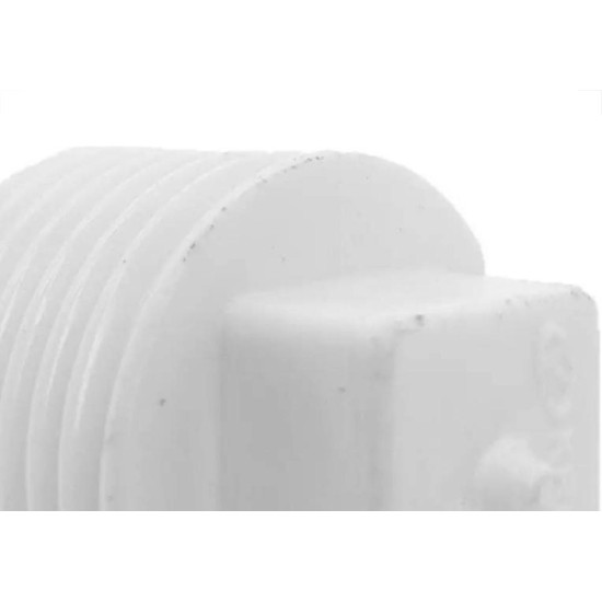 Plug Branco Krona Rosca   1.1/2'' - Kit C/20 Pecas