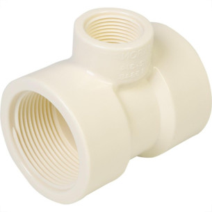 Te Branco Krona Rosca Reducao 3/4''X1/2'' - Kit C/15 Pecas