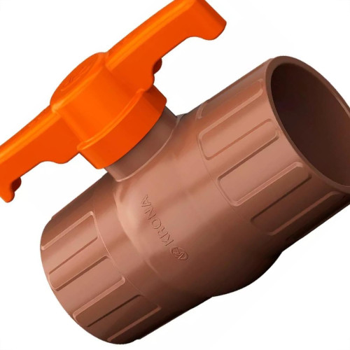 Registro Esfera Pvc Soldavel Krona 75Mm