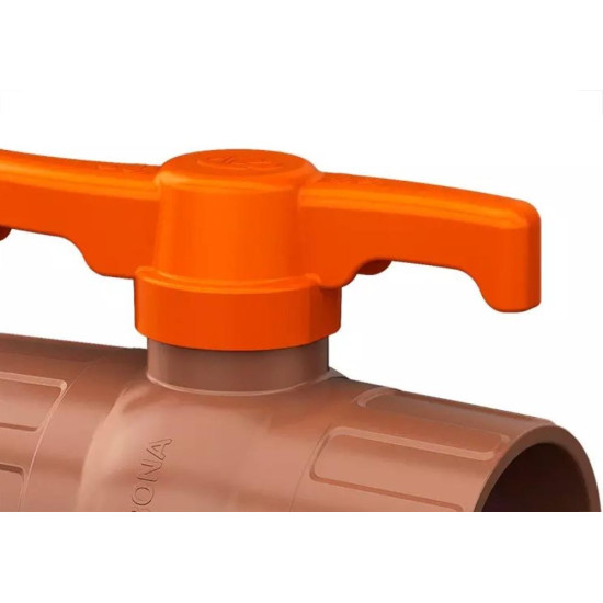 Registro Esfera Pvc Soldavel Krona 75Mm