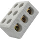 Conector Porcelana Interneed 3 Polos 10Mm - 66132 - Kit C/10 Pecas Conector Porcelana Interneed 3 Polos 10Mm - 66132 - Kit C/10 Pecas