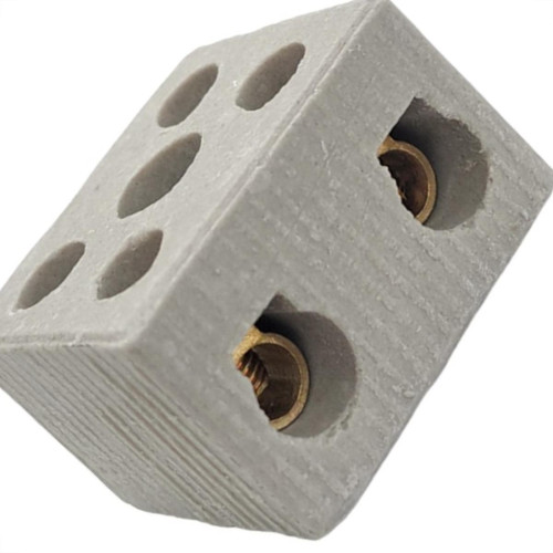 Conector Porcelana Interneed 2 Polos 16Mm - 66118 - Kit C/10 Pecas Conector Porcelana Interneed 2 Polos 16Mm - 66118 - Kit C/10 Pecas