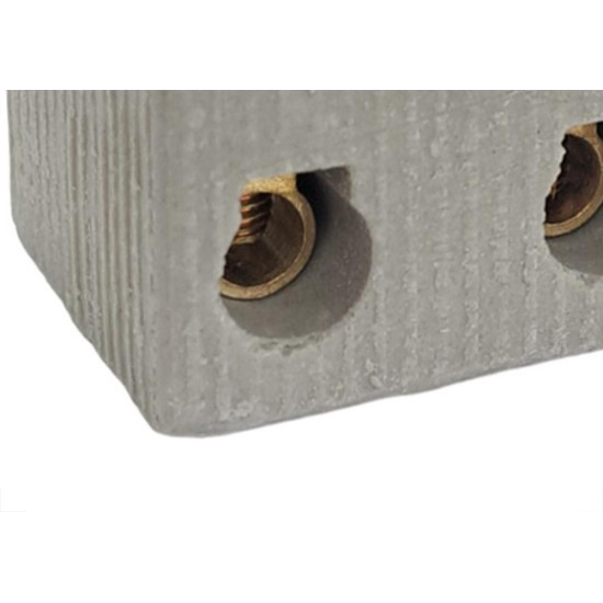 Conector Porcelana Interneed 2 Polos 16Mm - 66118 - Kit C/10 Pecas Conector Porcelana Interneed 2 Polos 16Mm - 66118 - Kit C/10 Pecas