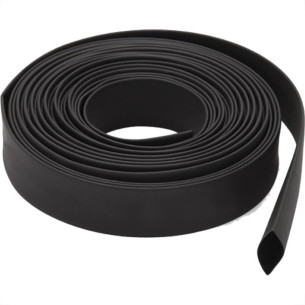 Tubo Termocontratil 8Mm / 4Mm Preto Rolo Com 25 Metros - W8Pr25