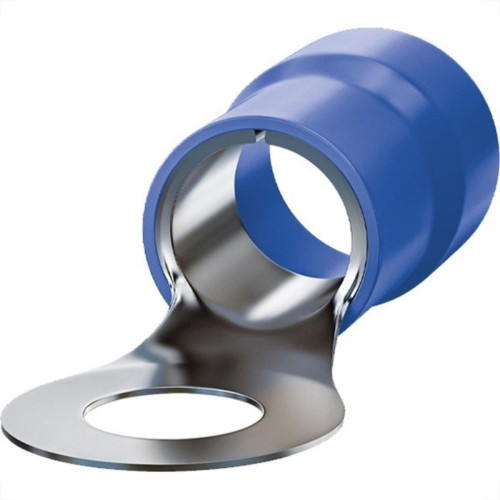 Terminal Anel Olhal Pre-Isolado Sforplast 1,5 A 2,5Mm - M6 - Azul
