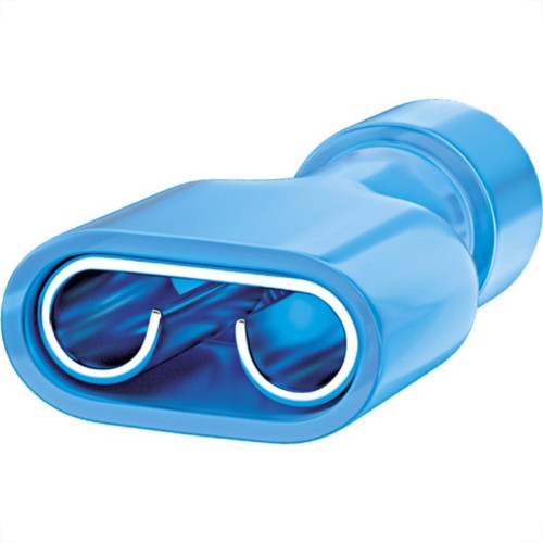 Terminal Femea Totalmente Isolado Nylon Sforplast1,5 A 2,5Mm - Azul