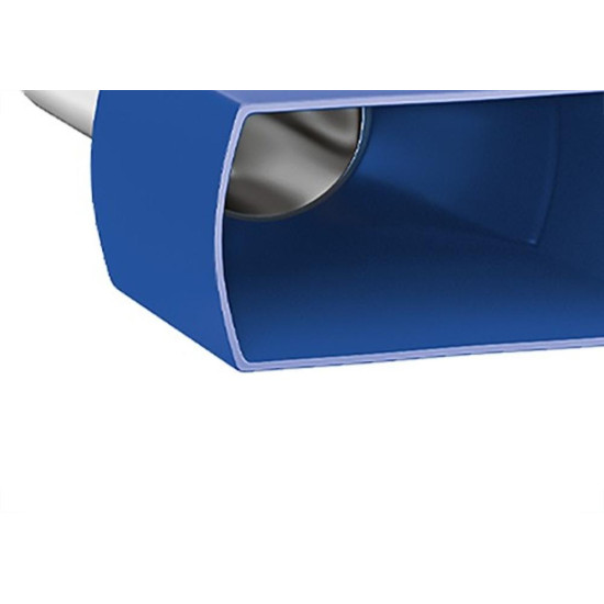 Terminal Tubular Ilhos Isolado Duplo Sforplast 2,5Mm Comprimento 10Mm - Azul