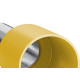 Terminal Tubular Ilhos Isolado Simples Sforplast 25,0Mm Comprimento 16Mm - Amarelo