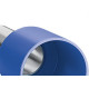 Terminal Tubular Ilhos Isolado Simples Sforplast 16,Mm Comprimento 12Mm - Azul