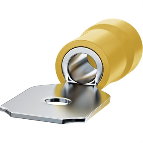 Terminal Macho Pre-Isolado Sforplast4,0 A 6,0Mm - Amarelo