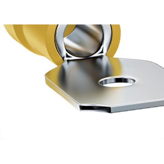 Terminal Macho Pre-Isolado Sforplast4,0 A 6,0Mm - Amarelo
