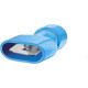 Terminal Macho Totalmente Isolado Nylon Sforplast 1,5 A 2,5Mm - Azul