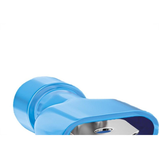 Terminal Macho Totalmente Isolado Nylon Sforplast 1,5 A 2,5Mm - Azul