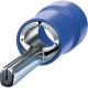 Terminal Pino Pre-Isolado Sforplast 1,5 A 2,5Mm Comprimento 10Mm - Azul Terminal Pino Pre-Isolado Sforplast 1,5 A 2,5Mm Comprimento 10Mm - Azul