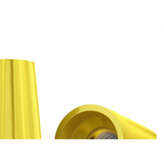 Conector Torcao Sforplast Com Mola 2,5 A 10Mm Amarelo Conector Torcao Sforplast Com Mola 2,5 A 10Mm Amarelo