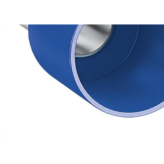 Terminal Tubular Ilhos Isolado Simples Sforplast 2,5Mm Comprimento 8Mm - Azul