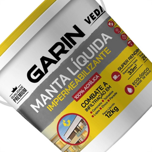 Manta Liquida Garin 12Kg Cinza Manta Liquida Garin 12Kg Cinza