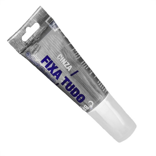 Cola Para Fixacao Fixa Tudo Cibra Cinza 85G. Cola Para Fixacao Fixa Tudo Cibra Cinza 85G.