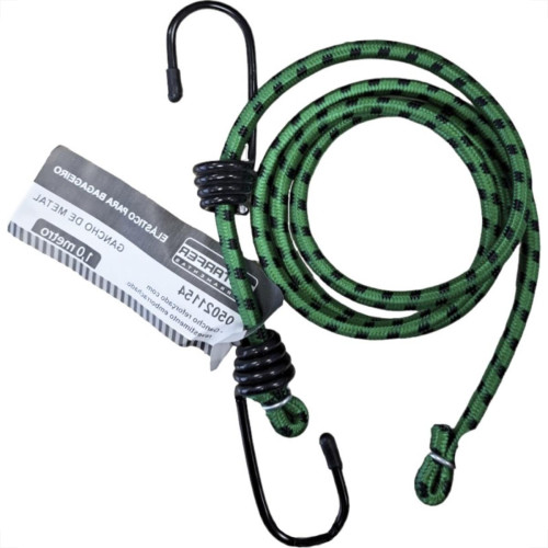 Elastico Para Bagageiro Starfer 1,0M Gancho Metal - 5021154 - Kit C/10 Pecas Elastico Para Bagageiro Starfer 1,0M Gancho Metal - 5021154 - Kit C/10 Pecas